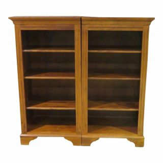 Vintage Ethan Allen Country Crossings Matching Bookcases