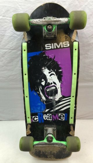Vintage Sims Screamer Complete Skateboard