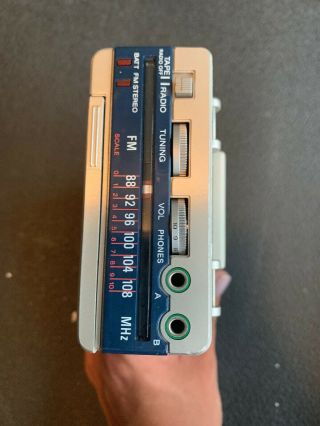Vintage Sony WM - F1 Walkman F1 Radio FM Stereo Cassette Tape Player RARE 5