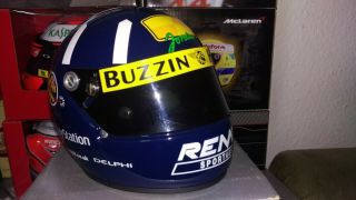 Damon Hill 1/2 Jordan Helmet 1998 Rare