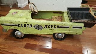 VINTAGE 1950 ' s MURRAY PEDAL CAR EARTH MOVER DUMP TRUCK 3