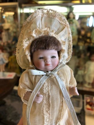 5” All Bisque Bye - Lo Baby Doll Grace S.  Putnam Brown Sleep Eyes Rare Germany
