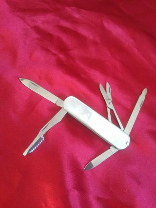 Vintage Victorinox Classic Mother of Pearl Swiss Army Knife Very 2