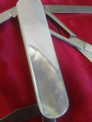 Vintage Victorinox Classic Mother of Pearl Swiss Army Knife Very 3
