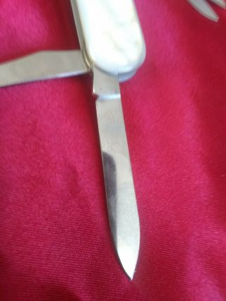 Vintage Victorinox Classic Mother of Pearl Swiss Army Knife Very 4
