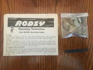 Vintage Rodzy Standard Cameron Precision Engineering Tether Car 12