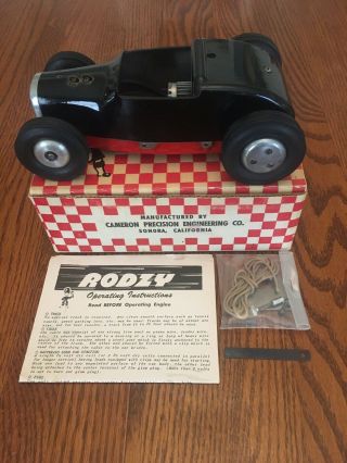 Vintage Rodzy Standard Cameron Precision Engineering Tether Car