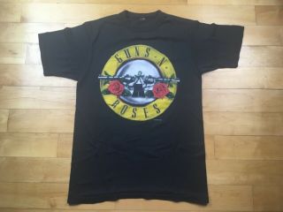 1987 Vintage Guns N Roses Band Tee Shirt Authentic Not A Reprint Double Sided