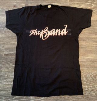 Vintage The Band 1985 Concert T Shirt Large Levon Helm Rick Danko Single Stitch