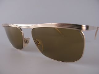 Vintage Rodenstock 1/20 12k Gold Filled Sunglasses 54 - 20 Men 