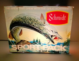 Vintage Schmidt Beer Sport Pack Lighted Bar Sign