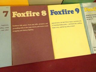 VINTAGE FOXFIRE 1 - 10 BOOK SET APPALACHIAN HOMESTEADING PLAIN LIVING SURVIVAL 6