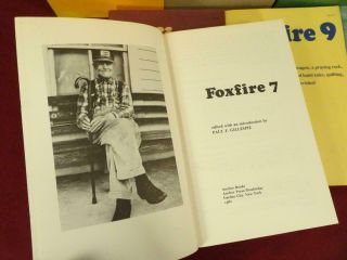 VINTAGE FOXFIRE 1 - 10 BOOK SET APPALACHIAN HOMESTEADING PLAIN LIVING SURVIVAL 7