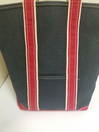 Vintage LL Bean Freeport Maine Blue and Red Boat and Tote 10