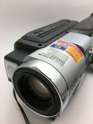 Sony CCD - TRV130 Hi - 8 8mm Camcorder Vintage Night Vision Remote Bundle 3