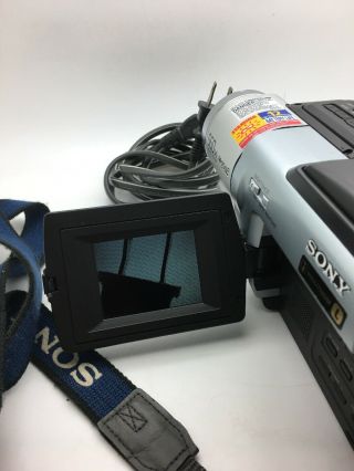 Sony CCD - TRV130 Hi - 8 8mm Camcorder Vintage Night Vision Remote Bundle 7