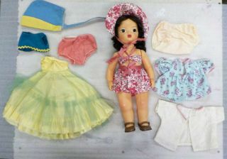 Vintage 16” Terri Lee Doll Dress / Pamphlets