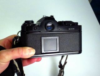 Vintage Nikon FE 35mm Camera 50mm Nikkor f/1.  8 Ai Lens W/ Case Vivitar Flash Cap 7