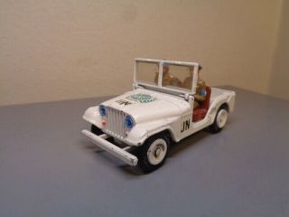 Tekno Denmark No 814 Vintage Willys Jeep Un United Nations Very Rare Item Nmint