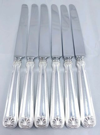 Tiffany & Co.  Shell & Thread 1905 Sterling Silverware Dinner Knife Set Of 6