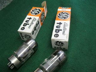 Ge 6550a Vintage Audio Tubes Nos Matched Pair