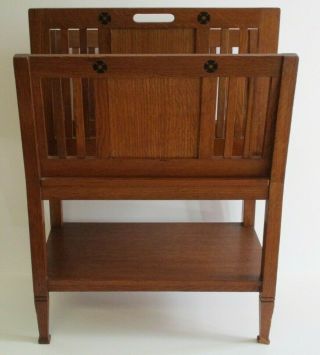 H Pander & Zonen Rack Antique Arts And Crafts Deco Modernism Rare Table Stand