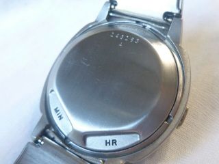 Vintage Men ' s Neiman Marcus Pulsar P3 LED Digital Watch Stainless Steel 8