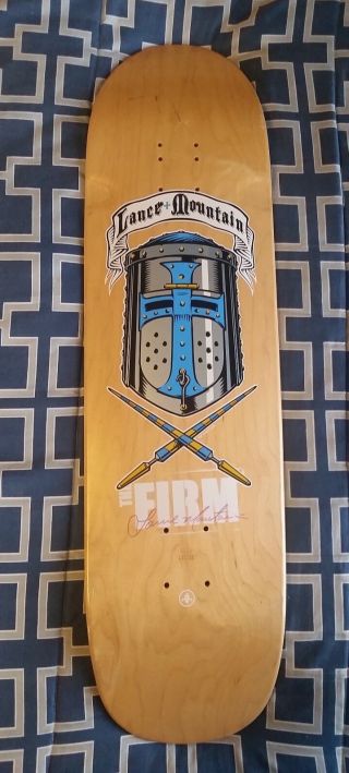 2004 Lance Mountain The Firm Nos Autographed Deck Powell Peralta Alva