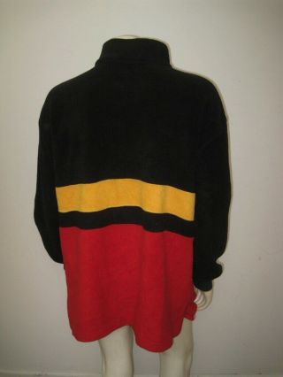 Vintage 1990s KARL KANI Motocross Colorblock Pullover Fleece Jacket Size XXL 6