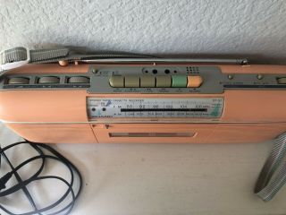 Vintage Sharp QT - 50 (P) Pink StereoAM/FM Cassette as Seen STRANGER THINGS 3 2