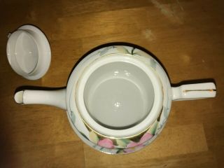 Teapot Tea Pot & Lid Noritake Vintage Azalea China Red Mark 7