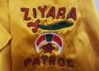 Ziyara Patrol VTG 50s 60s Gold Button Down Shirt Mens L/XL 16.  5 33 USA Shriners 5