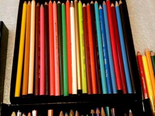 50 vintage 1999 SANFORD PRISMACOLOR colored pencils & 2
