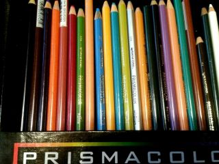50 vintage 1999 SANFORD PRISMACOLOR colored pencils & 3