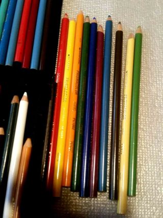 50 vintage 1999 SANFORD PRISMACOLOR colored pencils & 4