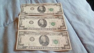 1963 Series A $20 Star Note Old Bill Vintage Money Green Cheese Bread