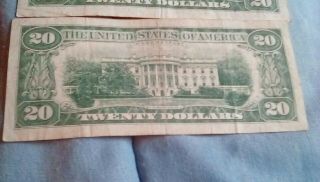 1963 series a $20 star note old bill vintage money green cheese bread 6