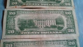 1963 series a $20 star note old bill vintage money green cheese bread 7