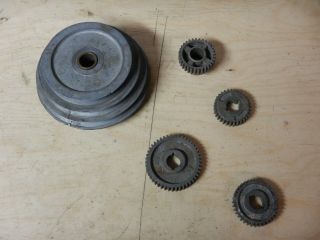 Vintage Sears Craftsman Small Metal Lathe 109.  20630 Pulley And Gears