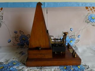 ANTIQUE METRONOME MEDICAL ELECTRIC SHOCK MACHINE ? C1900 X - RAYS ENGLAND SCIENCE 10