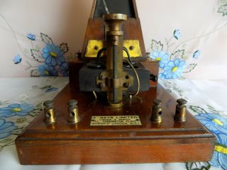 ANTIQUE METRONOME MEDICAL ELECTRIC SHOCK MACHINE ? C1900 X - RAYS ENGLAND SCIENCE 2