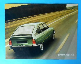 Citroen Gs - Sloveniia Ex Yugoslavian Vintage Sales Brochure By Cimos - Koper