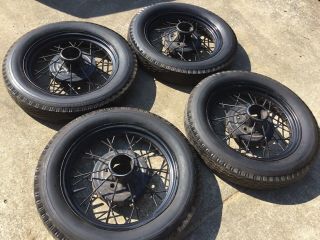 Vintage Ford Model A 19” Tires And Wheels 1930 & 1931