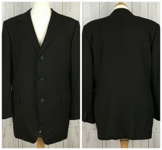 Gianni Versace Couture Vintage 3 Btn Wool w/ Medusa Blazer Sport Coat Jacket 46L 3
