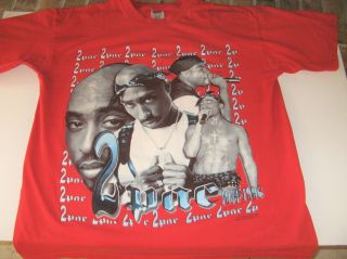 Vtg 90s Tupac T Shirt Still I Rise 2pac Shakur 1971 - 1976 Double Sided Red Xl