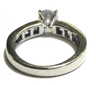 14k white gold 1.  13ct round diamond engagement ring 3.  4g estate vintage 4