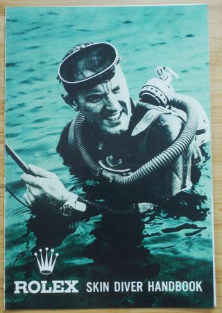 Rare Vintage 1966 Rolex Submariner 5512 5513 Skin Diver Watch Brochure Booklet