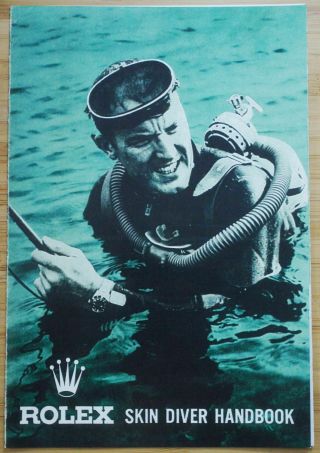 Rare Vintage 1966 Rolex Submariner 5512 5513 Skin Diver Watch Brochure Booklet 3