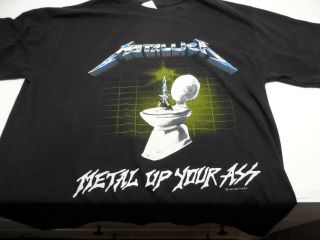 Vintage Metallica Metal Up Your Ass T - Shirt Men 