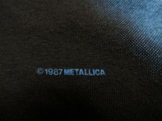 Vintage Metallica Metal Up Your Ass T - Shirt Men ' s Size Large 42 - 48 1987 - 89 Black 4